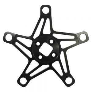 Alumilite Mini Crank 5-Bolt Spider BMX Bicycle Racing Alumilite Mini Crank 5-Bolt Spider BMX Bicycle Racing