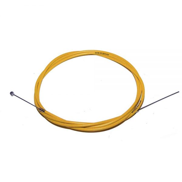 Slick Yellow 1.6 mm x 1500 mm Hi Tech BMX Brake Cable 