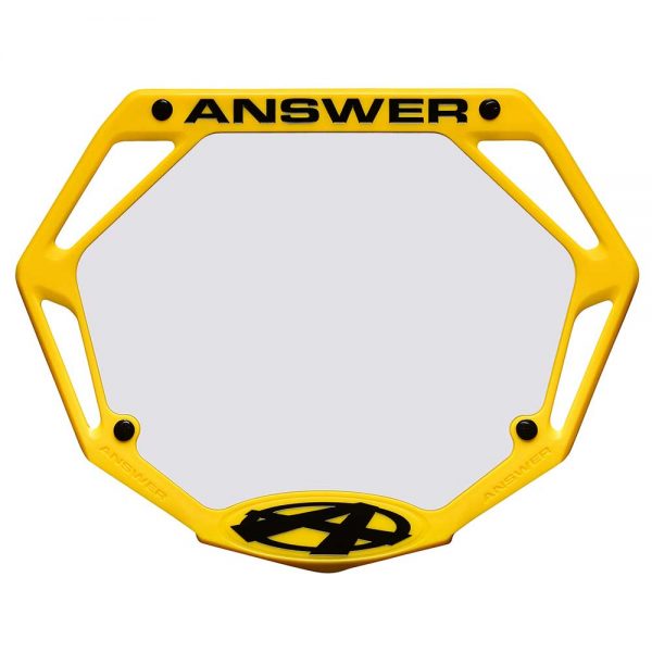 Answer Bmx Mini Number Plate Black