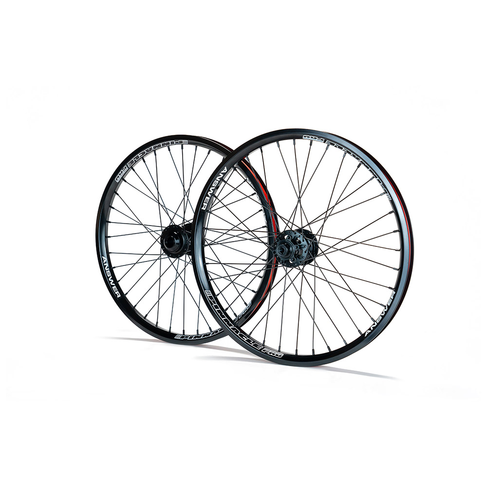 Answer BMX Pro Pinnacle 20mm Front w/ Disc Rear Wheelset BMX Bicycle